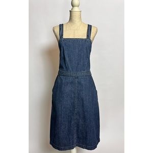 Universal Thread Denim Tank Top Apron Dress Sz M